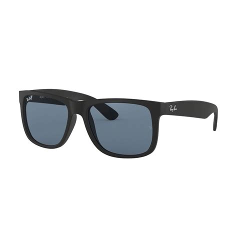 ray ban justin rb4165 55mm rectangle sunglasses black 622 2v|justin rb4165 from ray ban.